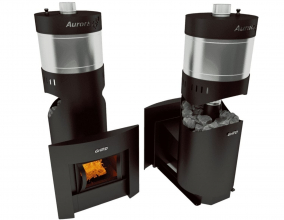 Дровяная банная печь GrillD Aurora 160А TRIO Window