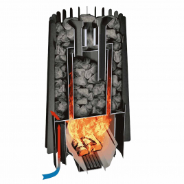 Дровяная банная печь GrillD Cometa 180 Vega Short Window Max