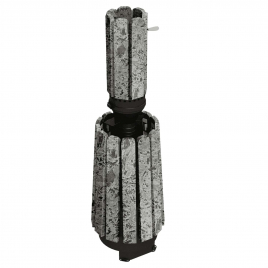 Дровяная банная печь GrillD Cometa 180 Vega Short Window Max Stone, серпентинит