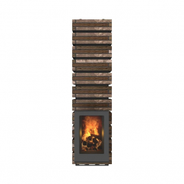 Дровяная банная печь GrillD Shaman 400 Long Max