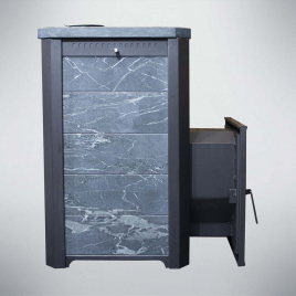Дровяная печь Варвара Сказка талькохлорит удлиненная