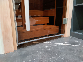 Дверь для хамам DoorWood 70х190 Престиж, стекло бронза