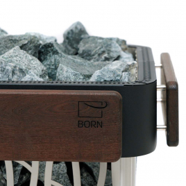 Электрическая печь BORN S110E Stone Black (Камень Черный), 11 кВт