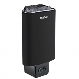 Электрическая печь Harvia Delta D36 Black, встроенный пульт