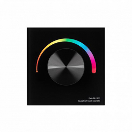 Панель управления светом Arlight Rotary SMART-P8-RGB-G-IN Black (Черная)
