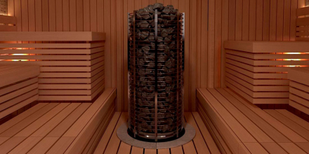 Печь для сауны Sawo Tower TH6-105NS-P круглая, 10.5 кВт