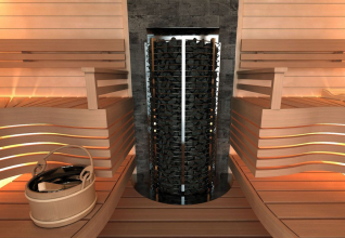 Печь для сауны Sawo Tower TH6-80NS-WL-P пристенная, 8 кВт