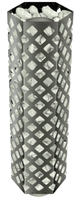 Сетка на трубе GrillD Violet Romb (Камень 40 кг) AISI 304 0,8мм