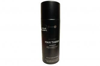 Термостойкая краска Elcon Max Therm черная, 1000 градусов