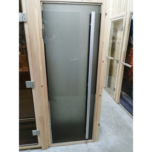 Двери DoorWood Flash Royal, стекло прозрачное, коробка ольха