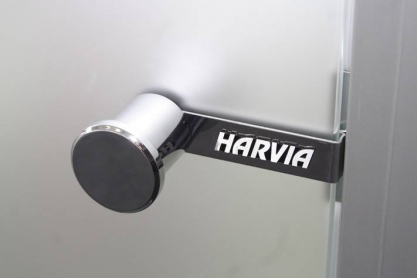 Двери Harvia ALU, стекло прозрачное, коробка алюминий