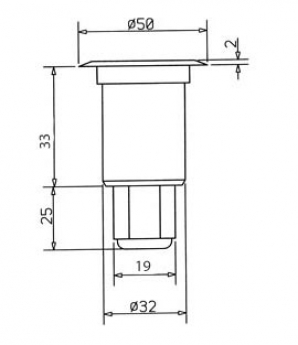 Светодиодный светильник Cariitti S-Paver 3200